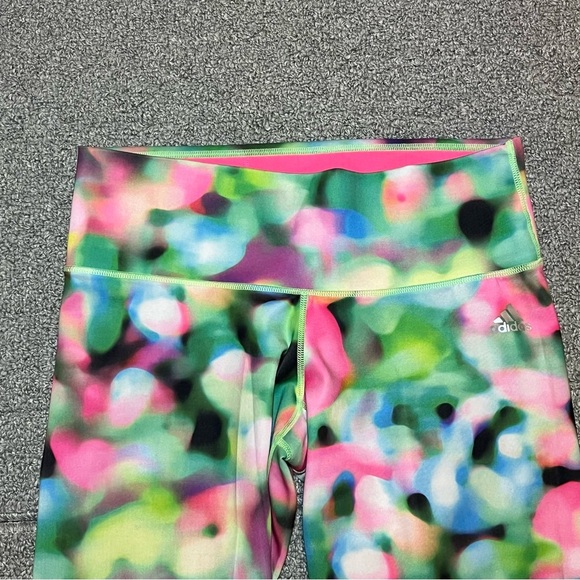 Adidas Women's Multicolor Capri Leggings - Picture 2 of 10